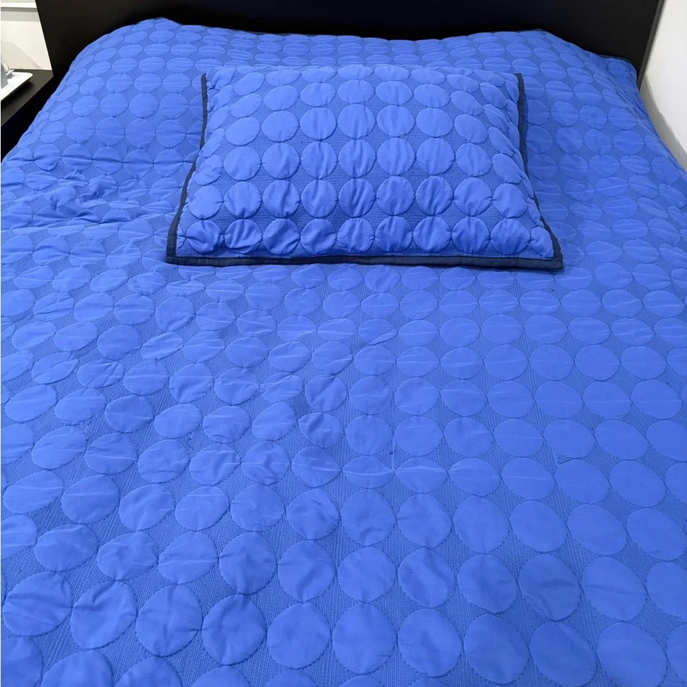 Quilted Coverlet with two shams Full size